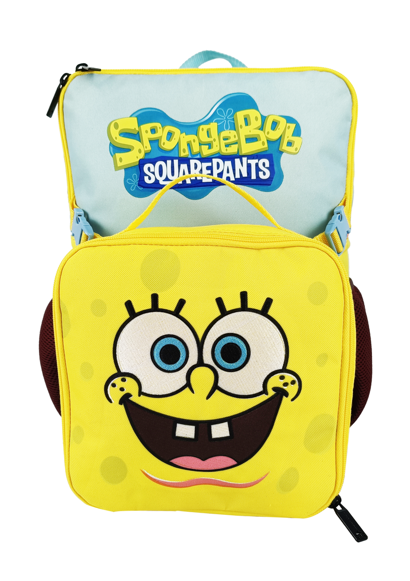 Maiyaan SpongeBob Backpack with Detachable Lunch Box