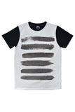 100% PIMA COTTON BRUSH STROKES T-SHIRT
