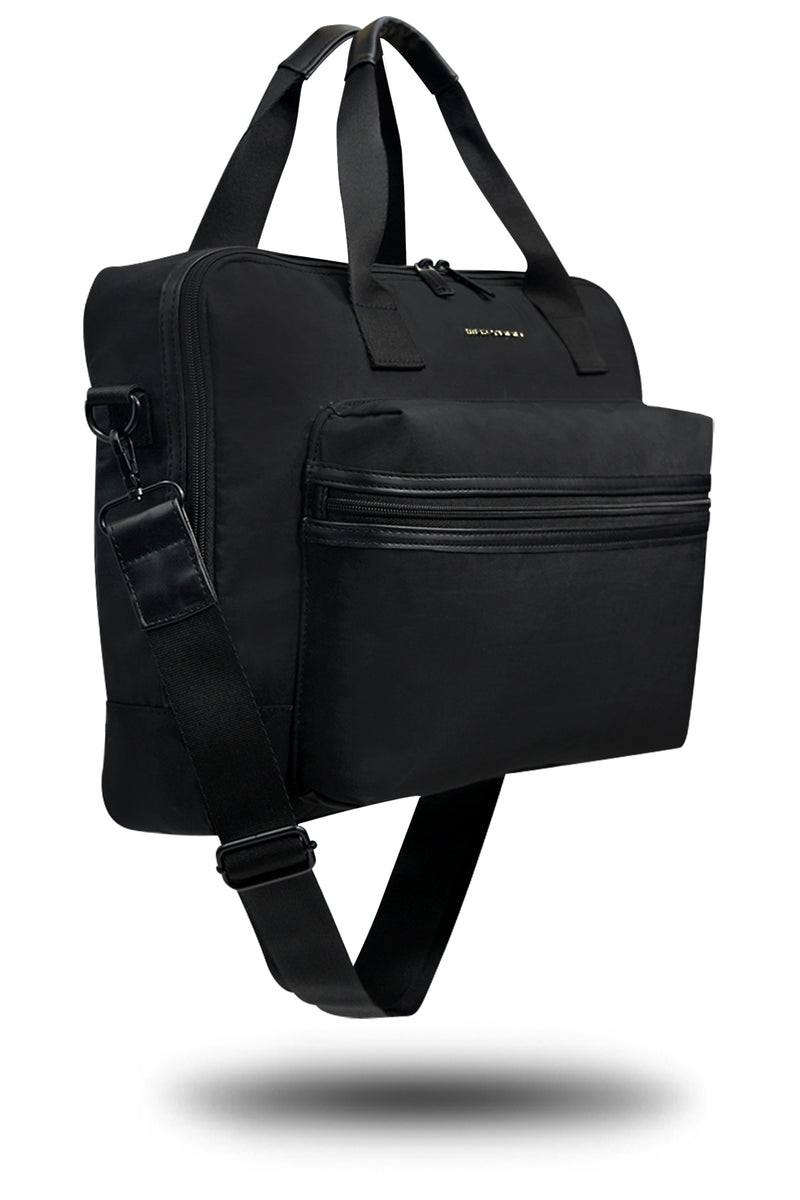 MAIYAAN BLACK EXECUTIVE MESSENGER BAG MAIYAAN BLACK EXECUTIVE MESSENGER BAG