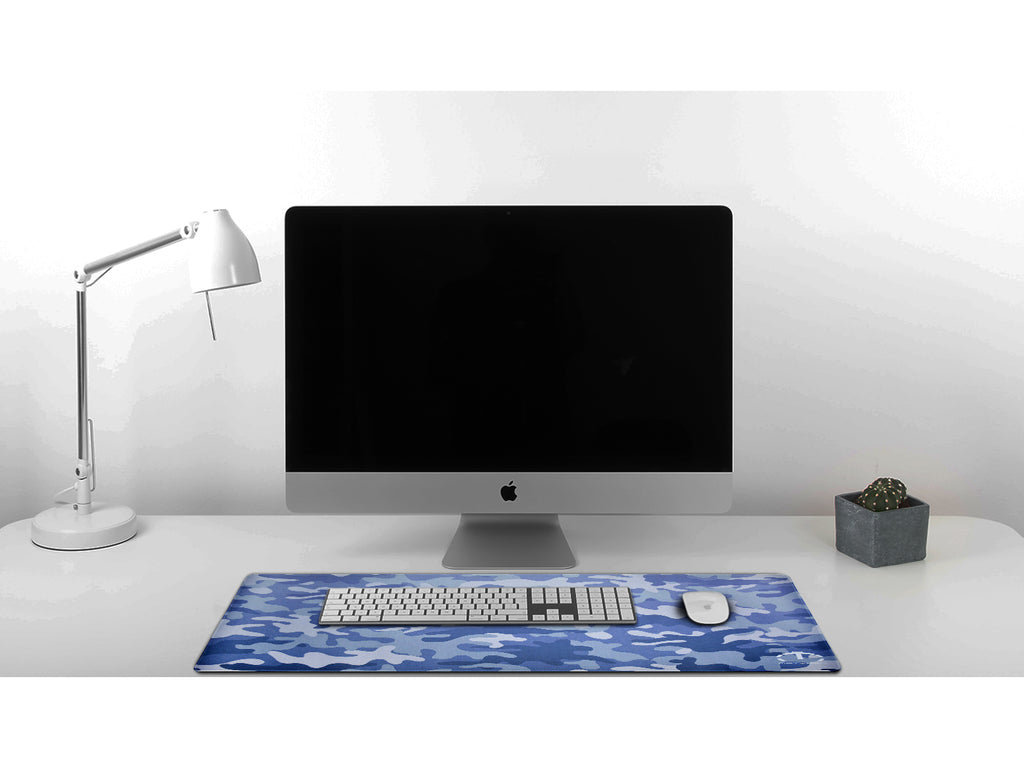 PREMIUM QUALITY LARGE SIZE BLUE CAMO MOUSE PAD