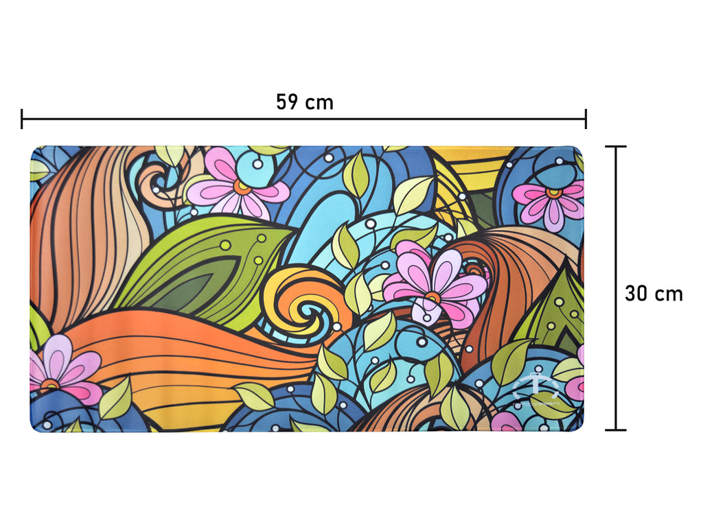 PREMIUM QUALITY MEDIUM SIZE FLOWER MOUSE PAD