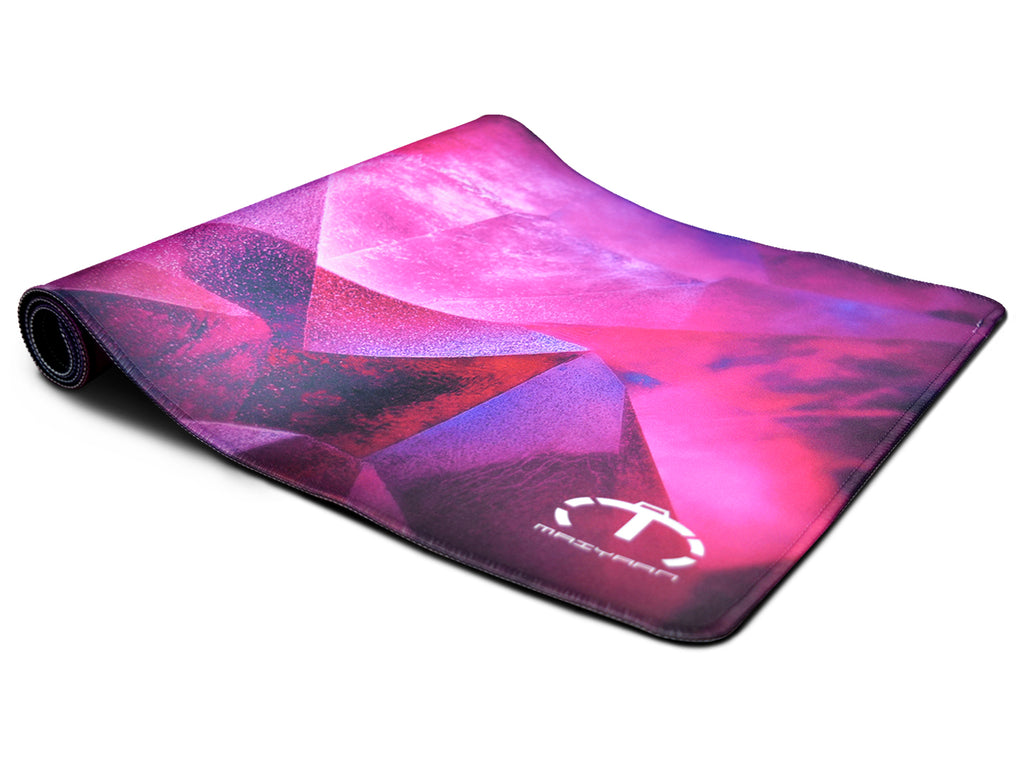 PREMIUM QUALITY MEDIUM SIZE PURPLE CRYSTALS MOUSE PAD
