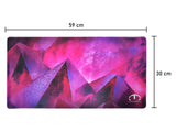 PREMIUM QUALITY MEDIUM SIZE PURPLE CRYSTALS MOUSE PAD
