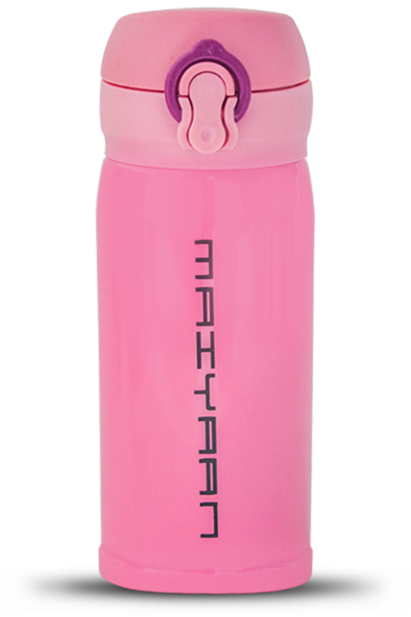 Steel Water Bottle For Kids - 350ml - BPA Free - Pink