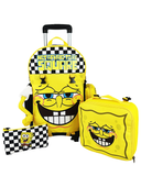 Maiyaan SpongeBob Hybrid Trolley Bag with Detachable Lunch Box