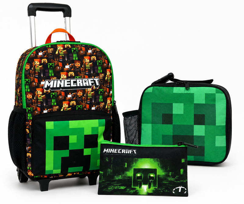 Minecraft Hybrid Trolley Bag Bundle