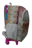 Beautiful Butterfly Trolley Backpack for Girls - Class 2 to 5