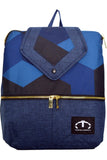 Blue Diamond Mini Backpack For College University Girls