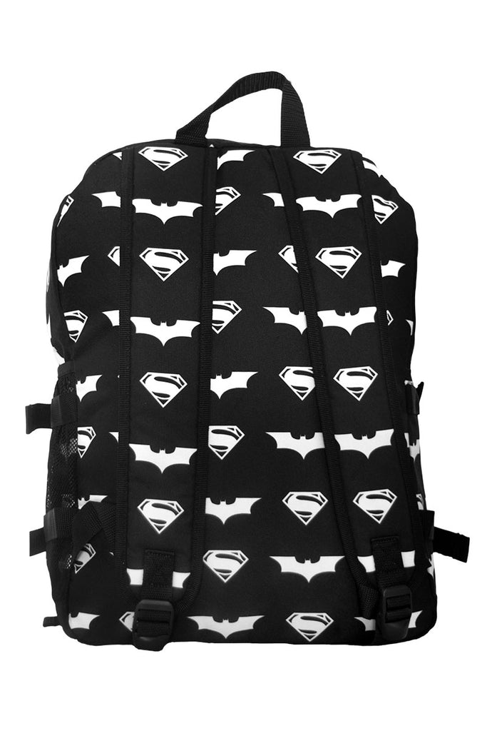 Batman VS Superman School Bag/Backpack For Boys - Black