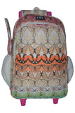 Beautiful Butterfly Trolley Backpack for Girls - Class 2 to 5