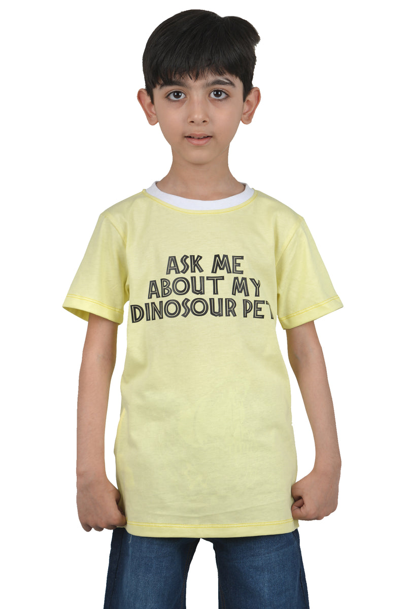 100% COMBED COTTON DINOSAUR PET T-SHIRTS
