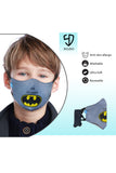 3 PCS OF DOUBLE LAYER I'M BATMAN FACE MASK FOR KID'S