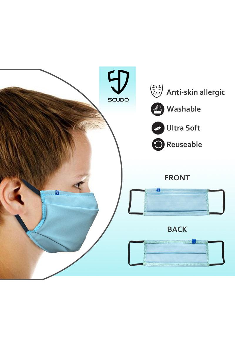 3 PCS OF DOUBLE LAYER FACE MASK FOR KIDS