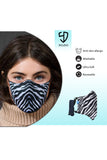 3 PCS OF DOUBLE LAYER ZEBRA FACE MASK [AGE: 17-40 YEARS]