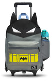 3 IN 1 BATMAN TROLLEY BAG FOR BOYS [TROLLEY BAG + GEOMETRY + LUNCH BOX] - CLASS 2 to 5