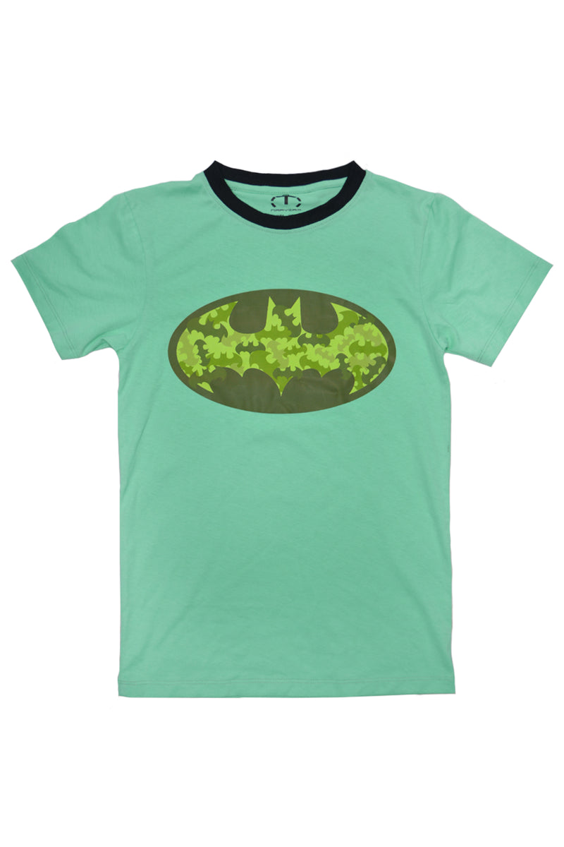 100% COMBED COTTON BATMAN CAMO T-SHIRT