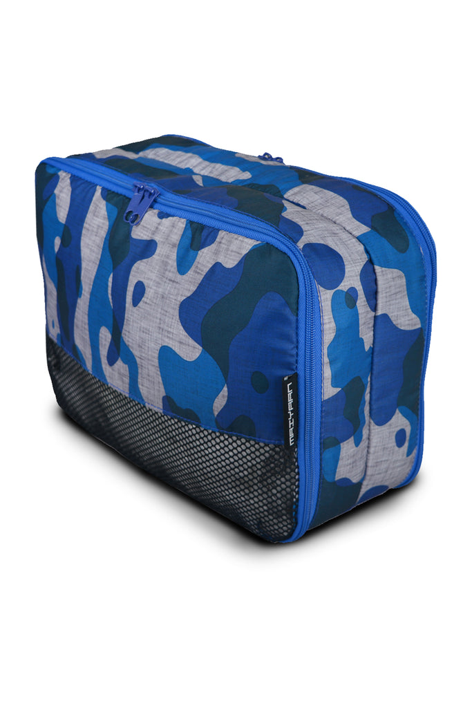 MAIYAAN BLUE CAMO PACKING CUBE BOX / TRAVEL ORGANIZER BAG