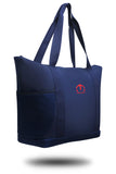 BLUE GYM SHOPPER BAG