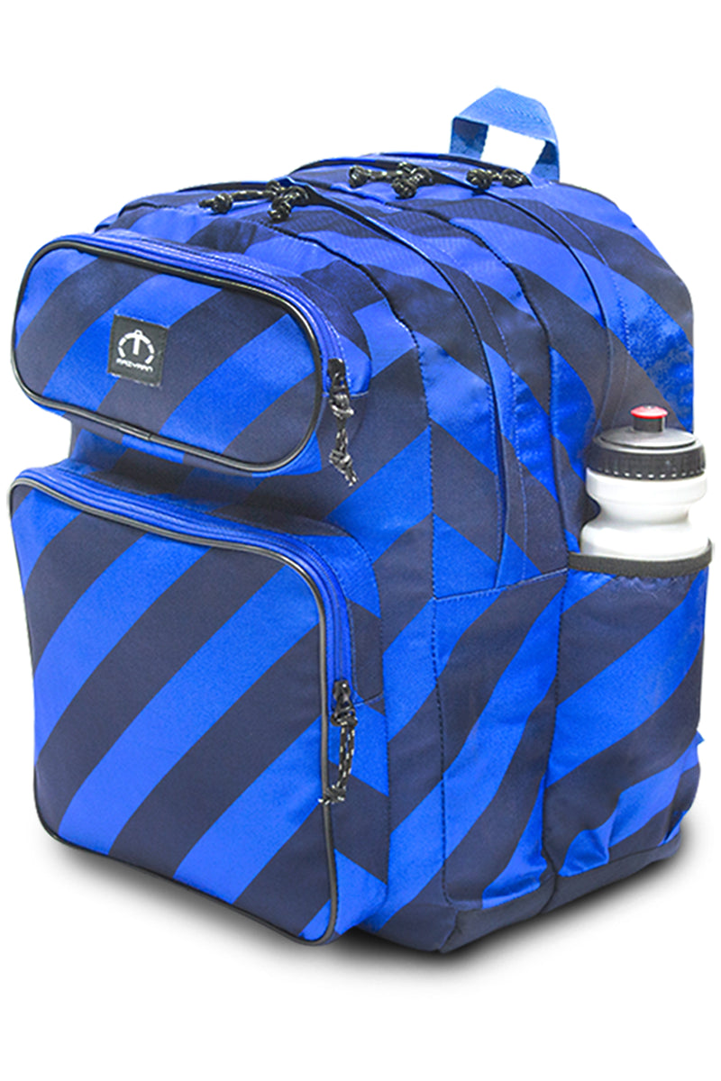 Blue Cross Lines School Bags/Backpack For Boys Class 5-10
