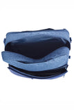 Office Briefcase Backpack/ Messenger Bag - Blue