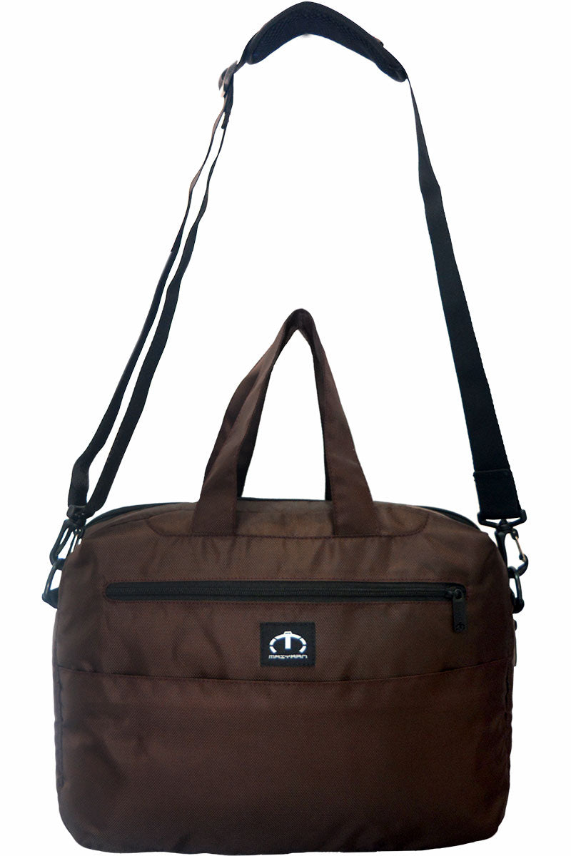 Brown Messenger Bags for Men with 17" Inside Laptop Space