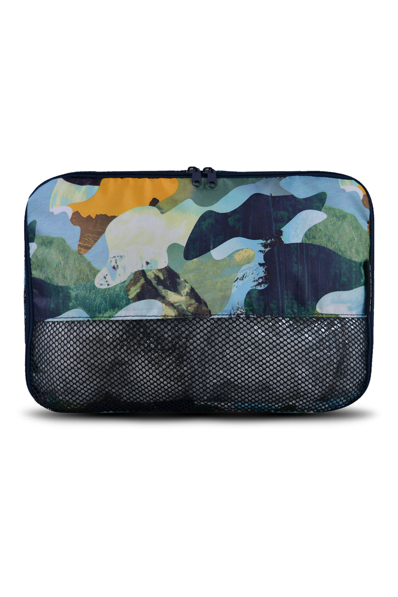 MAIYAAN GREEN CAMO PACKING CUBE BOX / TRAVEL ORGANIZER BAG