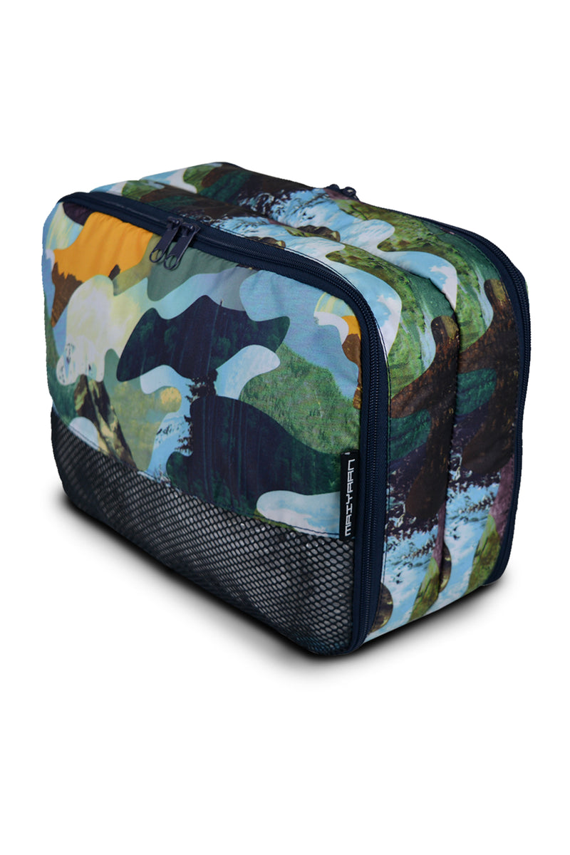 MAIYAAN GREEN CAMO PACKING CUBE BOX / TRAVEL ORGANIZER BAG