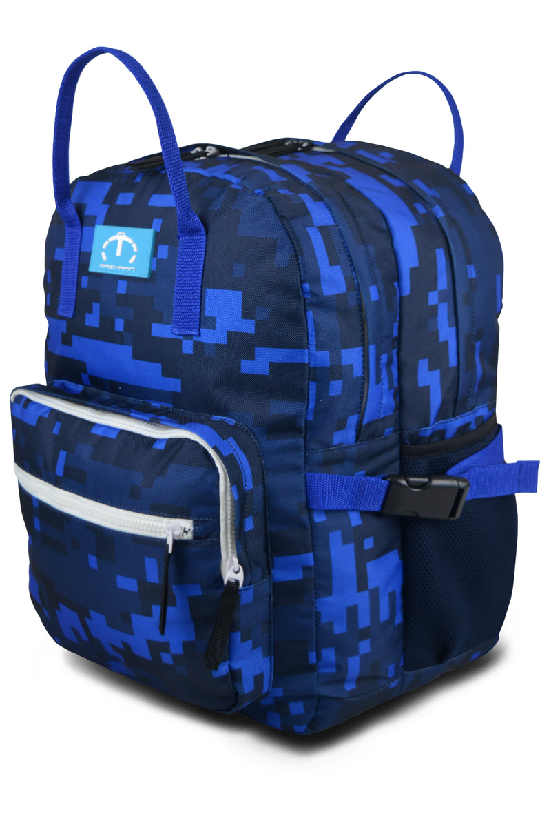 MAIYAAN BLUE CAMO BACKPACK [CLASS 3-8]