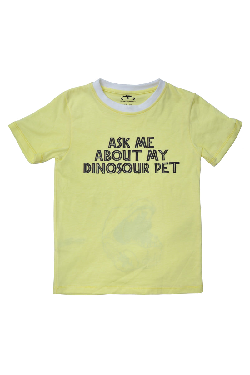 100% COMBED COTTON DINOSAUR PET T-SHIRTS