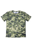 GREEN CAMO WORKOUT TEE