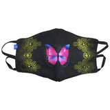 3 Piece of Cotton Butterfly Face Mask For Ladies