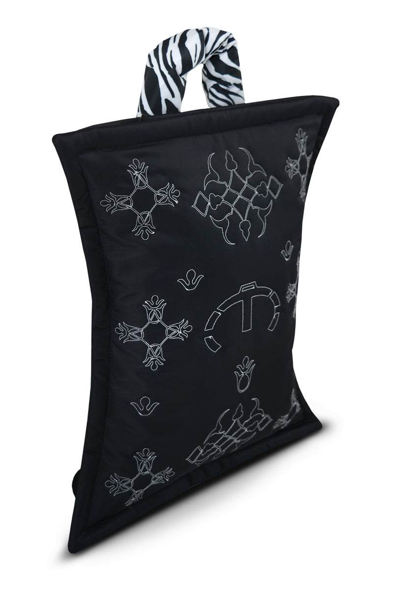 QUILTED EMBROIDERY BACKPACK FOR GIRLS