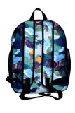 Multicolor Marble School Backpack For Boys