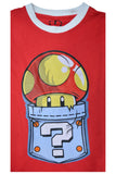 100% COMBED COTTON MARIO MUSHROOM T-SHIRTS