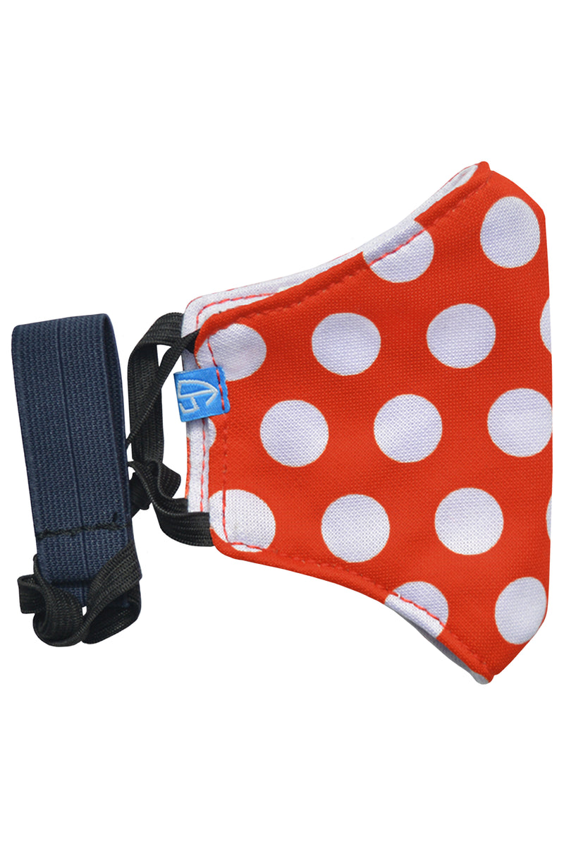 3 PCS OF DOUBLE LAYER MINNIE MOUSE DOTTED FACE MASK FOR KIDS