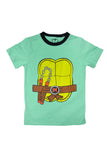 100% COMBED COTTON NINJA TURTLE SHELL T-SHIRTS