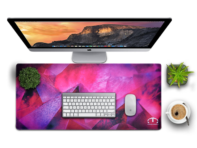 PREMIUM QUALITY LARGE SIZE PURPLE CRYSTAL MOUSE PAD