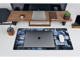 PREMIUM QUALITY MEDIUM SIZE BLACK & GRAY BRICKS MOUSE PAD