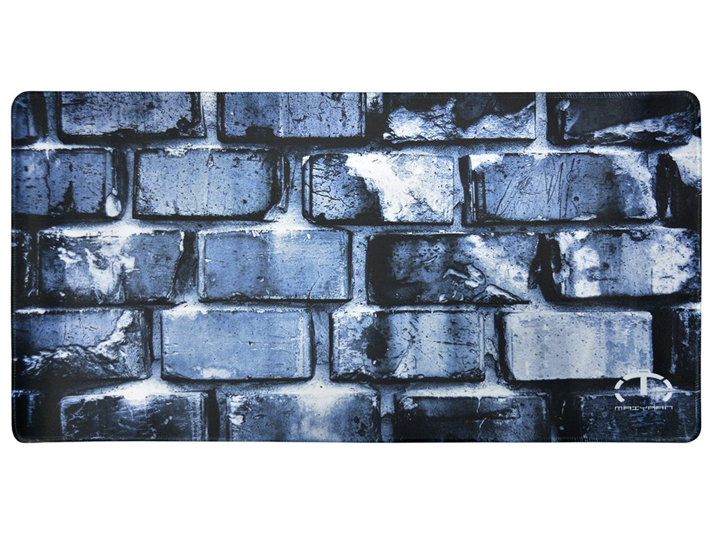 PREMIUM QUALITY MEDIUM SIZE BLACK & GRAY BRICKS MOUSE PAD