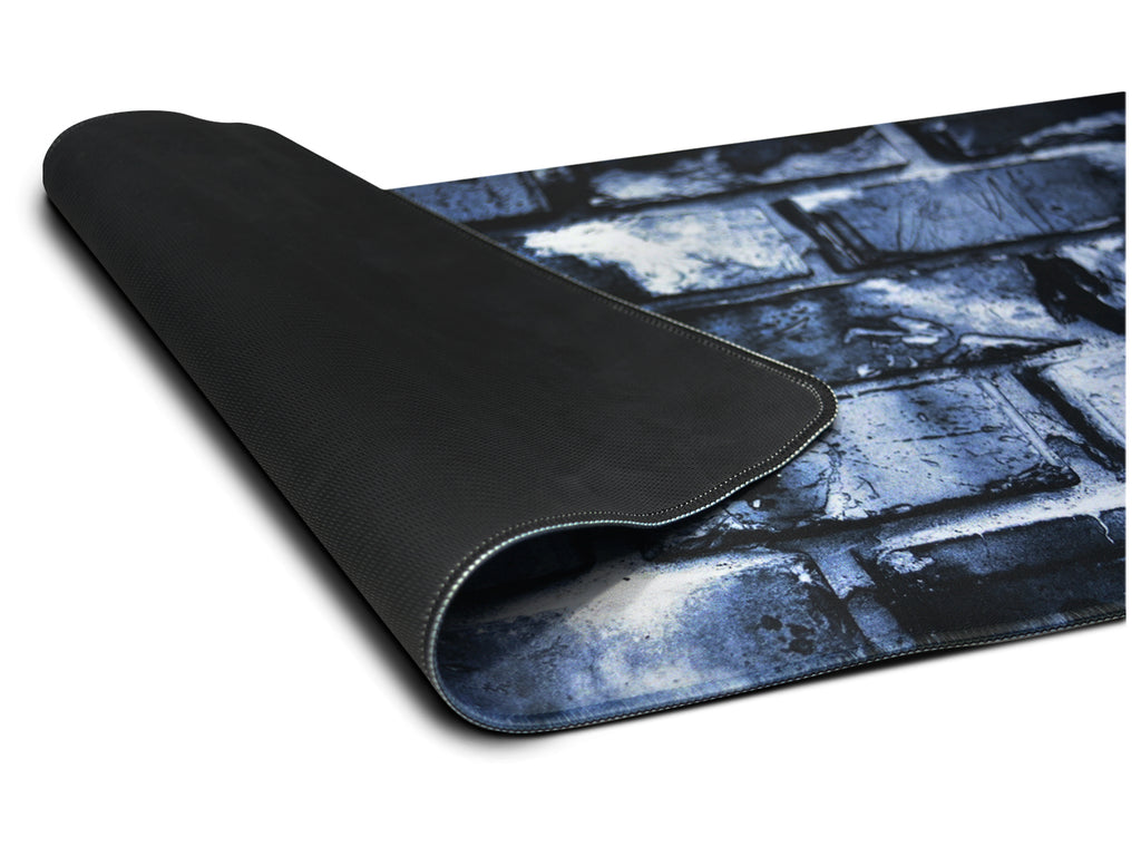 PREMIUM QUALITY MEDIUM SIZE BLACK & GRAY BRICKS MOUSE PAD