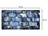 PREMIUM QUALITY MEDIUM SIZE BLACK & GRAY BRICKS MOUSE PAD
