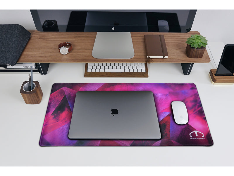 PREMIUM QUALITY MEDIUM SIZE PURPLE CRYSTALS MOUSE PAD