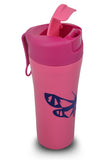 FALL RESISTANT HOT & COOL BUTTERFLY WATER BOTTLE PINK [500ML]