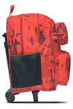 Red Tetris School Trolley Bag Backpack Medium For Boys