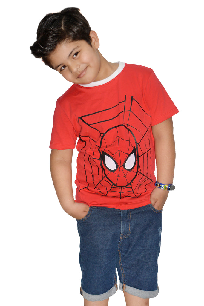 100% COMBED COTTON SPIDERMAN T-SHIRTS