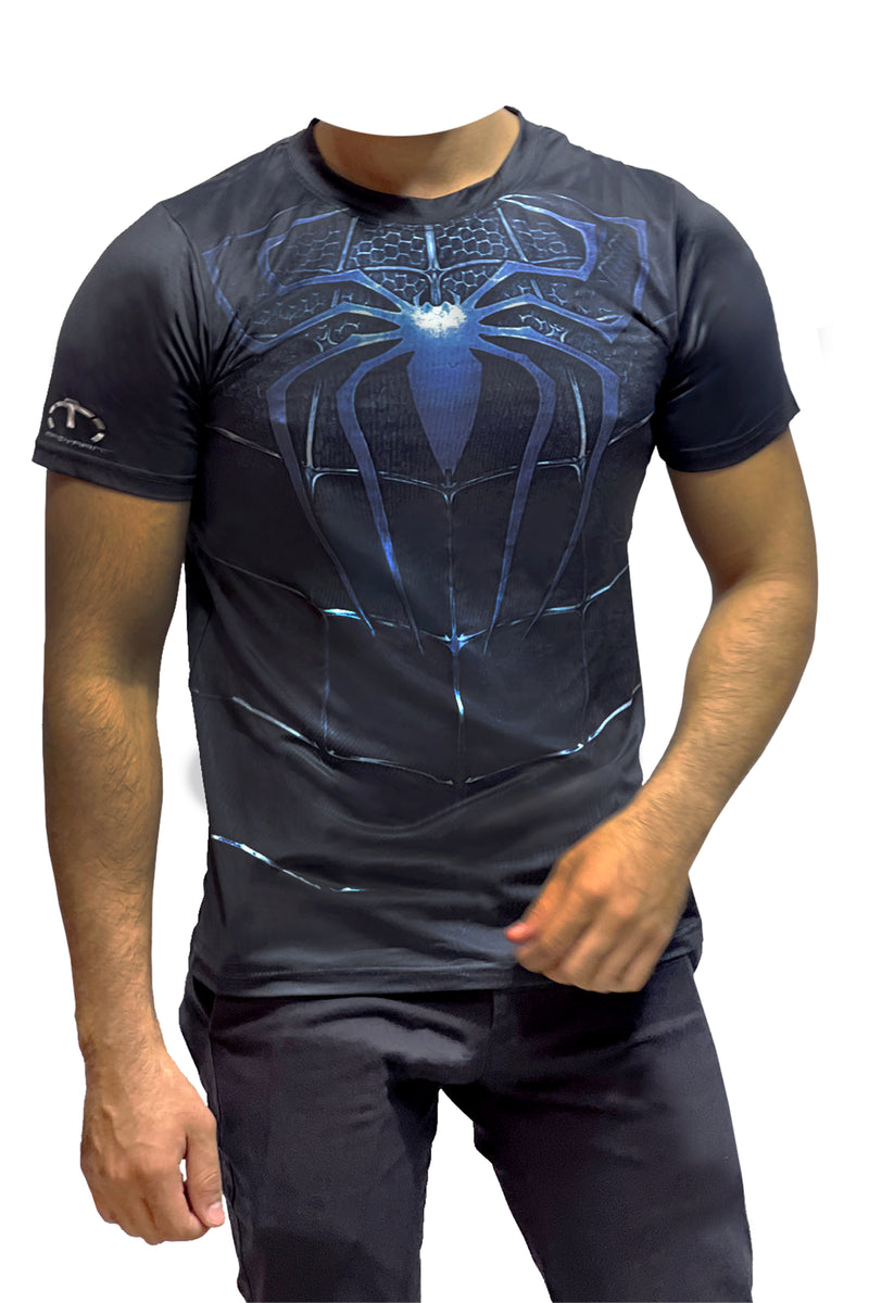 SPIDERMAN BLACK TRAINING TEE