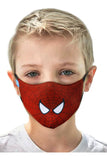 3 PCS OF DOUBLE LAYER SPIDERMAN FACE MASK FOR KID'S