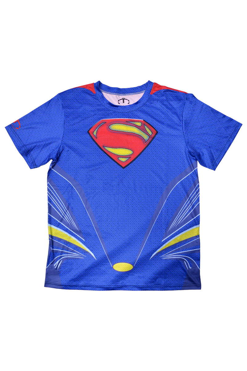 SUPERMAN BLUE TRAINING TEE