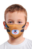 3 PCS OF DOUBLE LAYER TIGER FACE MASK FOR KID'S