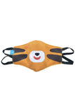 3 PCS OF DOUBLE LAYER TIGER FACE MASK FOR KID'S